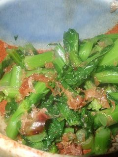 菜の花のバターしょうゆ炒め-レシピのメイン写真