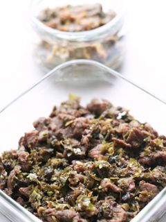 ふきのとうと牛肉の時雨煮-レシピのメイン写真