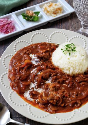 レンジで簡単！本格デミグラスハヤシ-レシピのメイン写真