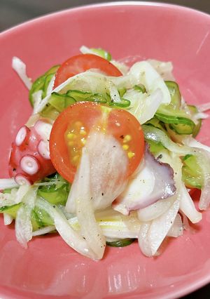 勘田亀吉で作る燻製風✩たこのマリネ-レシピのメイン写真