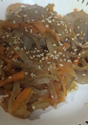 大根とにんじんとこんにゃくのきんぴら-レシピのメイン写真