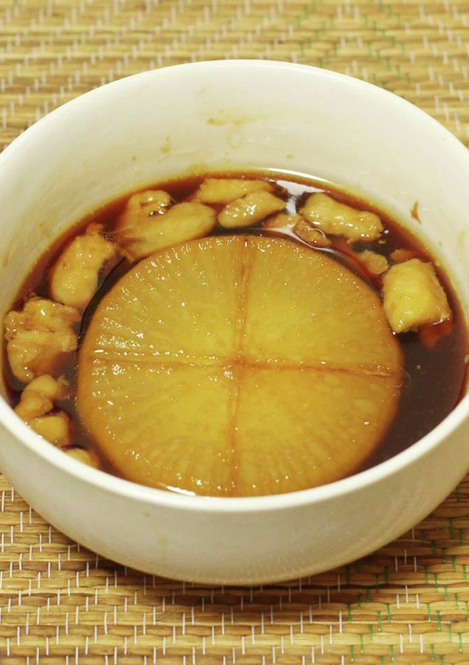 大根の鶏皮煮-レシピのメイン写真