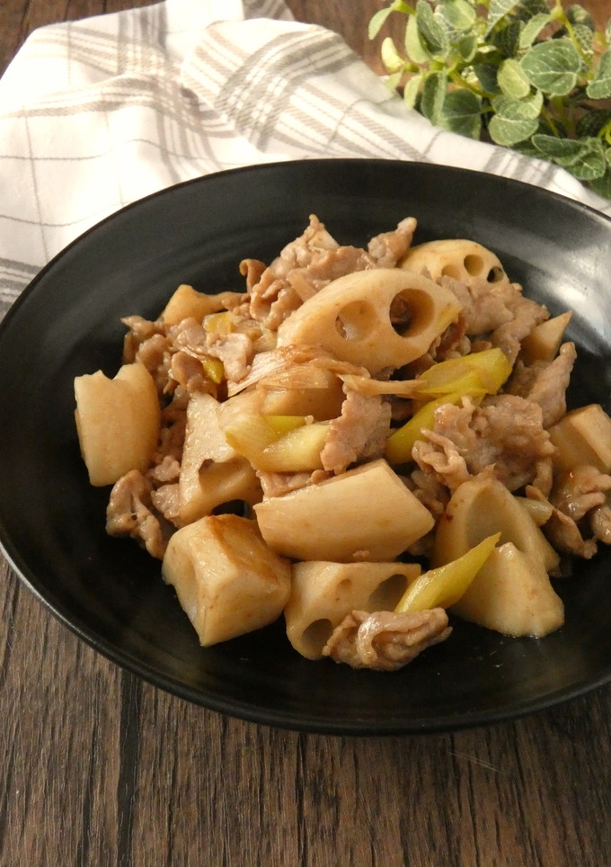 豚肉とれんこんのオイスター炒め-レシピのメイン写真