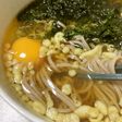 簡単 月見海苔そば
