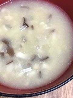 朝の味噌汁/えのきだけとシイタケ-レシピのメイン写真