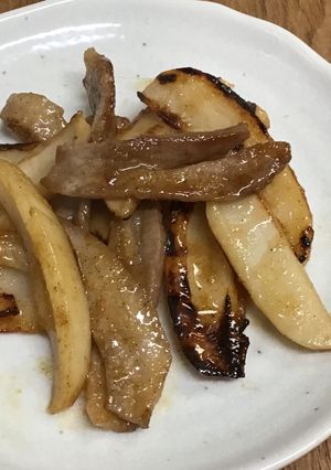 ビールのつまみ/レンコン豚肉ソース炒め-レシピのメイン写真