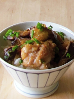 チキン茄子香味丼★ランチ★1人飯-レシピのメイン写真