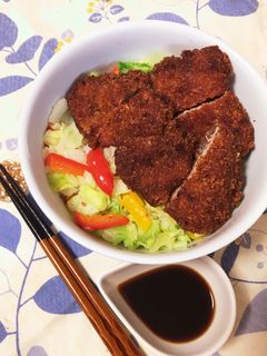 給食の「ソースかつ丼」♡人気No.2丼-レシピのメイン写真