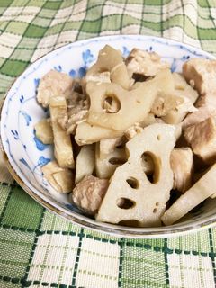 鶏肉と蓮根で☺ 味の染みた酢醤油煮-レシピのメイン写真