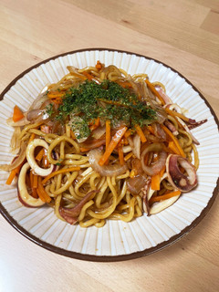 イカ焼きそば、柔らかい-レシピのメイン写真