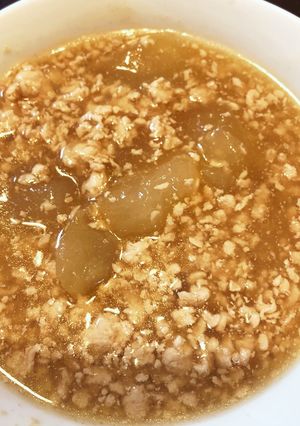 鶏のひき肉たっぷり 冬瓜トロトロ煮-レシピのメイン写真
