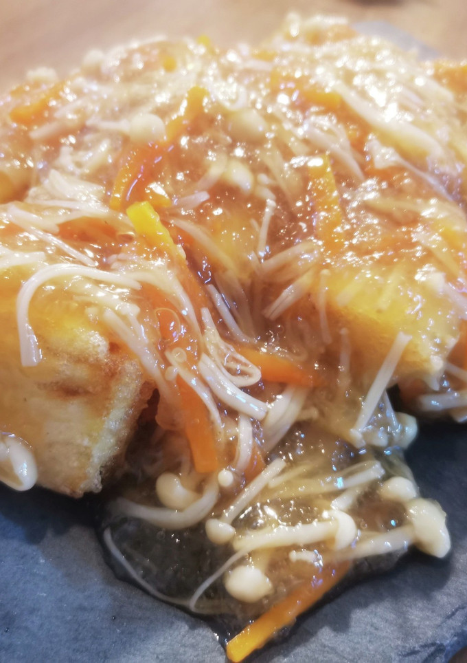 【家庭の味】みぞれ餡掛けの揚げ出し豆腐☆-レシピのメイン写真