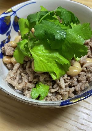 《豚肉》蒸し大豆の肉そぼろ-レシピのメイン写真