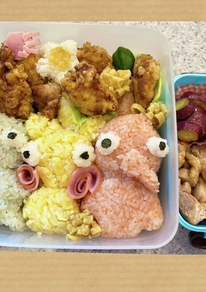 ピクミン弁当☆キャラ弁-レシピのメイン写真