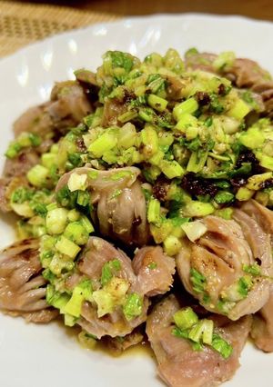 砂肝のセロリ塩レモンだれ-レシピのメイン写真
