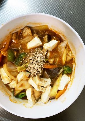 根菜たっぷり簡単コク旨ソース温野菜サラダ-レシピのメイン写真