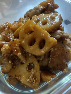 れんこんと豚肉の甘酢味-レシピのメイン写真
