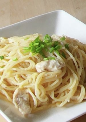 パスタ★ささみレモンバターチーズ★ランチ-レシピのメイン写真
