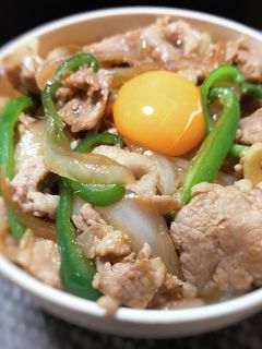 豚こまのスタミナ炒め丼-レシピのメイン写真