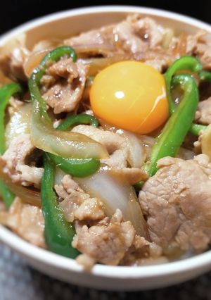 豚こまのスタミナ炒め丼-レシピのメイン写真