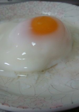 電子レンジで温泉たまご（味つき追加）-レシピのメイン写真