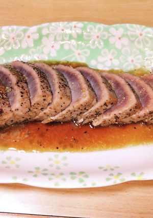 マグロステーキ-レシピのメイン写真