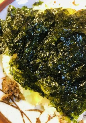 玉かけごはん●おかか&韓国海苔-レシピのメイン写真