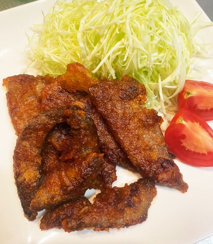 給食の味！レバーのケチャップ和え-レシピのメイン写真