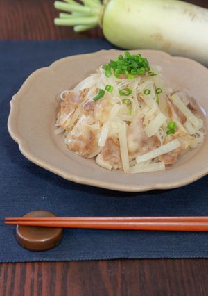 豚ばら大根の焼ビーフン-レシピのメイン写真