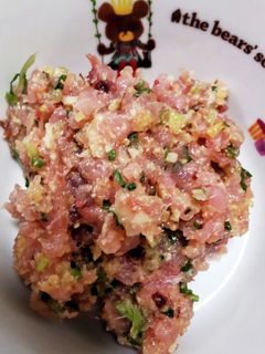 青物魚で簡単なめろう♪お酒が合う!-レシピのメイン写真