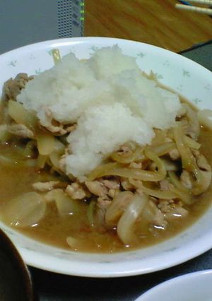大根おろしを美味しく食べる豚肉料理（笑-レシピのメイン写真