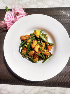 ムール貝とにんにくの芽のバター醤油炒め-レシピのメイン写真