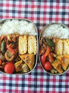 高校生 息子と娘のお弁当 143-レシピのメイン写真