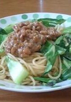 春ｷｬﾍﾞﾂの納豆ﾊﾟｽﾀ-レシピのメイン写真