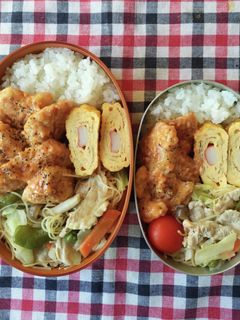夫と娘のお弁当 109-レシピのメイン写真