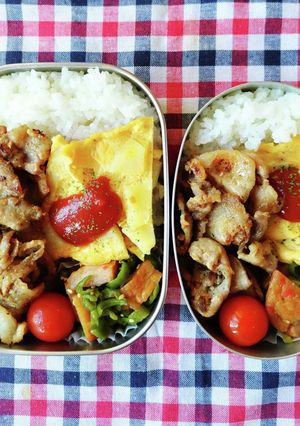 高校生 息子と娘のお弁当 113-レシピのメイン写真