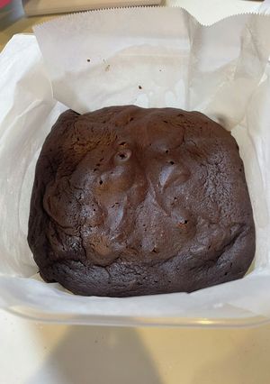 電子レンジでつくる米粉チョコケーキ-レシピのメイン写真