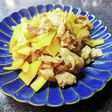青パパイヤと豚肉のオイスターいしる炒め