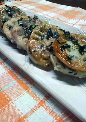 レンコンで里芋はさみ焼き☆簡単おかず☆-レシピのメイン写真