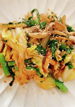 甜麺醤と豆板醤で、野菜のピリ辛炒め-レシピのメイン写真