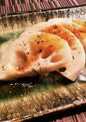 蒸し焼き蓮根のトマトソースかけ-レシピのメイン写真