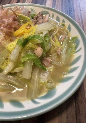 柚子香✨くたくた白菜のスープパスタ✨-レシピのメイン写真