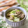 白菜と簡単肉団子のカレースープ煮