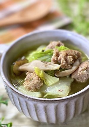 白菜と簡単肉団子のカレースープ煮-レシピのメイン写真