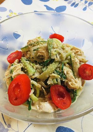 給食の「バンバンジーサラダ」♡ささみ使用-レシピのメイン写真