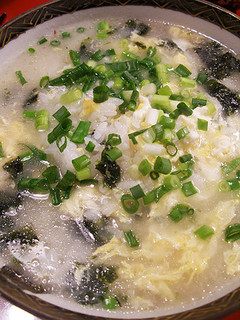 韓国海苔と卵のスープ飯-レシピのメイン写真