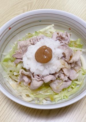 梅おろし麺-レシピのメイン写真