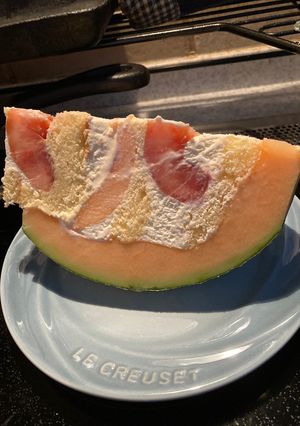 メロン丸ごとケーキ-レシピのメイン写真