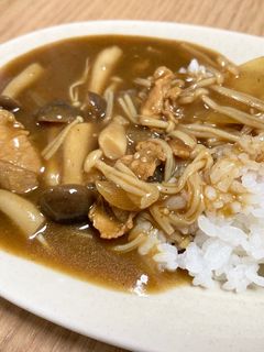 きのこの和風カレー-レシピのメイン写真