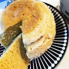 รูปของ レンジで日本のたまご蒸しケーキ　個人覚書
